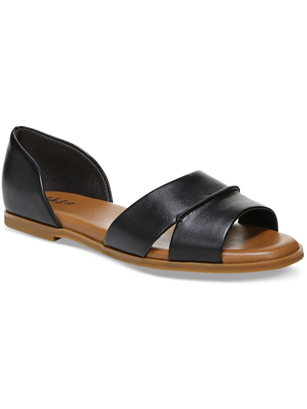 Vieni  Womens Slip On Open Toe D'Orsay