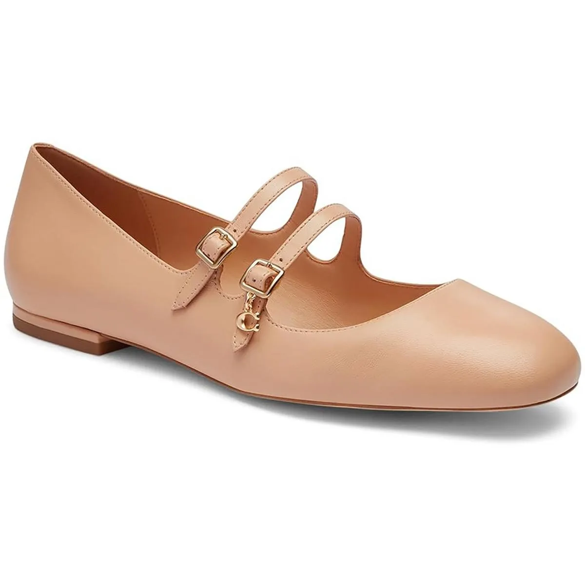 Whitley Womens Buckle Leather Mary Janes