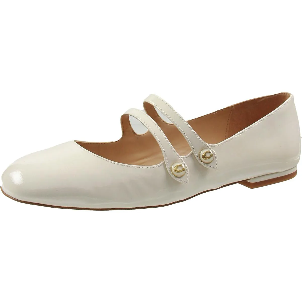 Winley Womens Slip On Double Buckle Mary Janes
