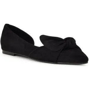WNBannie2   Womens Bow Textured Flat Shoes