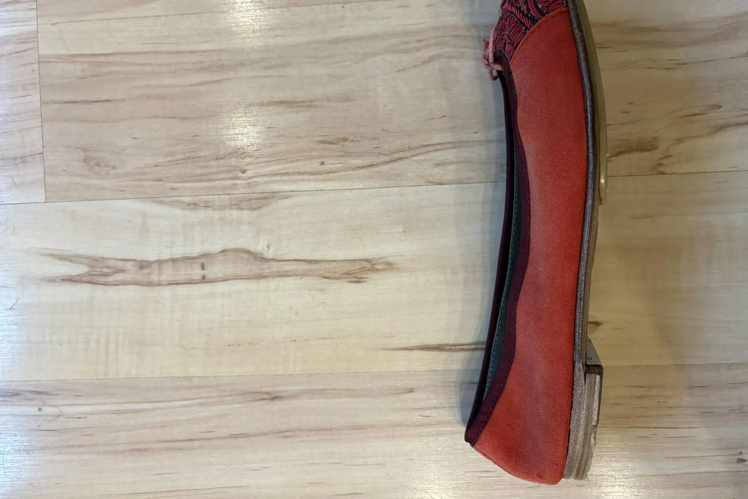 Women Bizi Ballet Shoes In Red