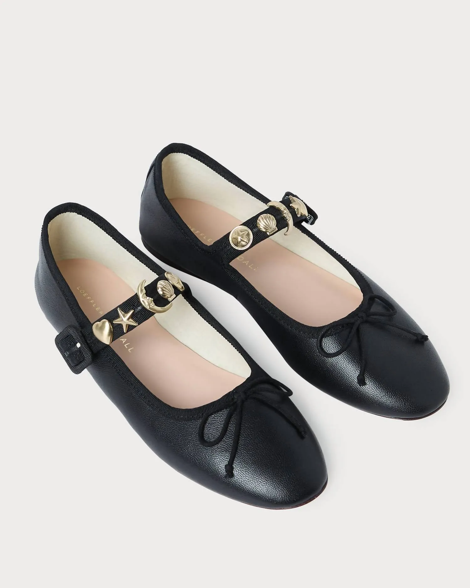 Women Chiara Mary Jane Flats In Black
