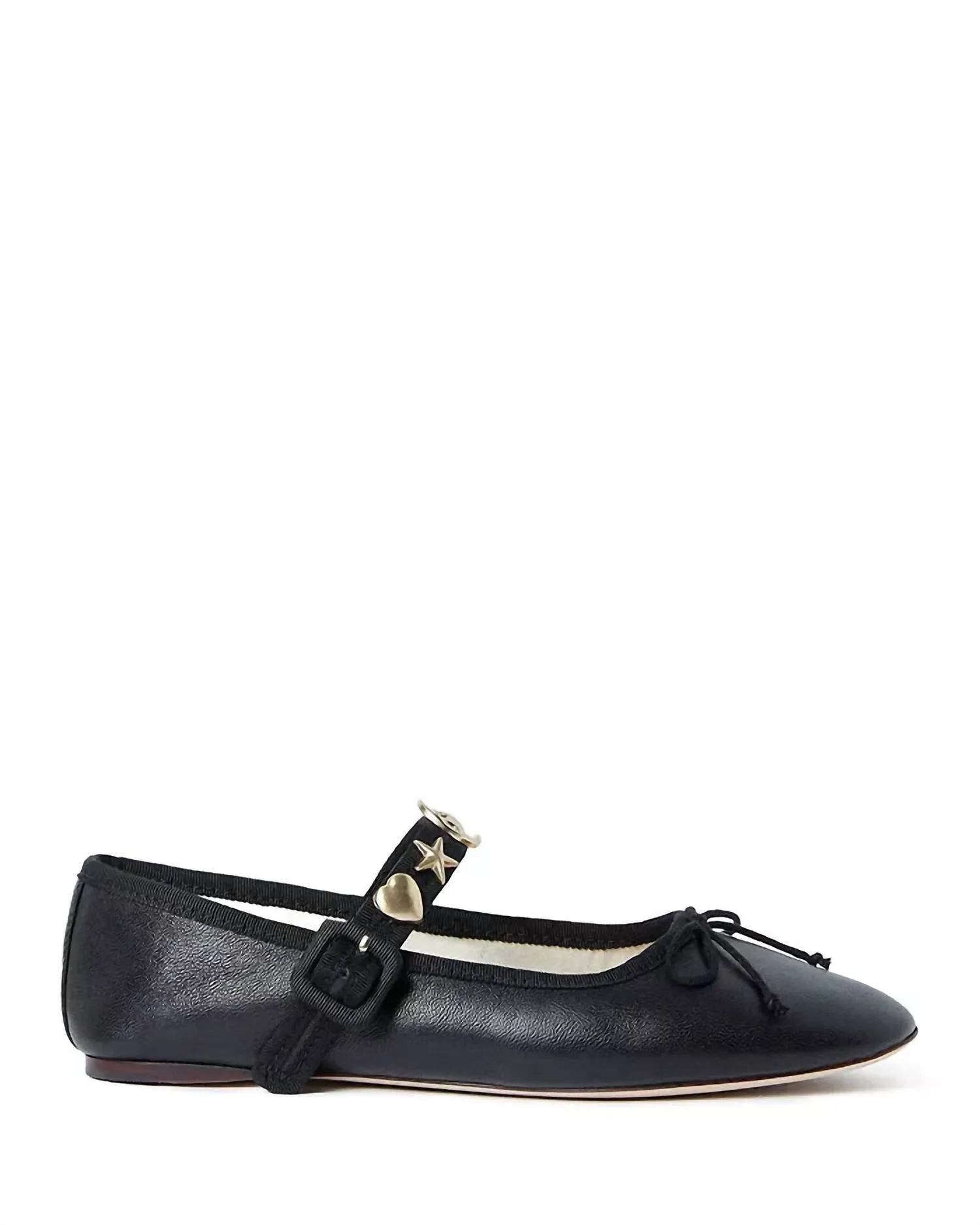 Women Chiara Mary Jane Flats In Black