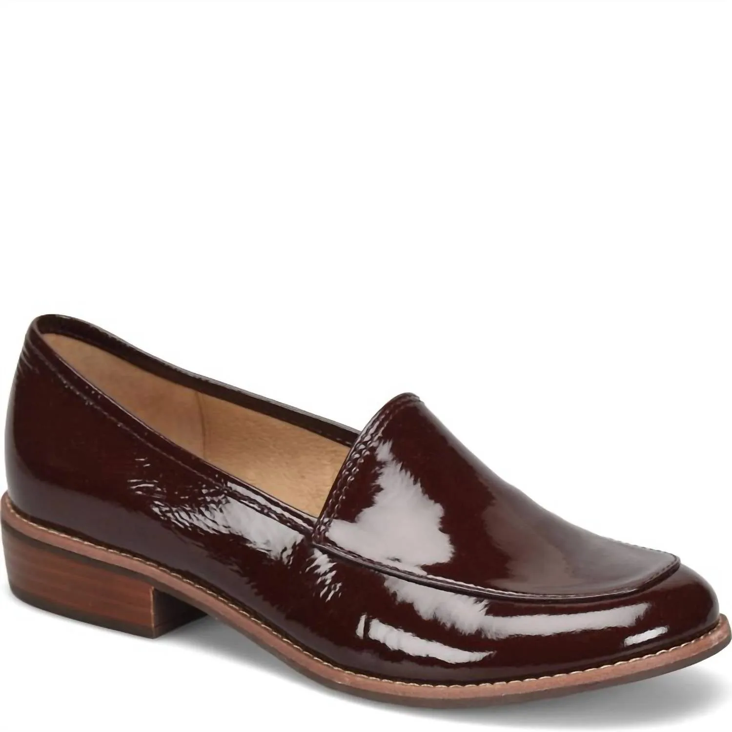 Women Napoli Shoes In Burgundy Patent