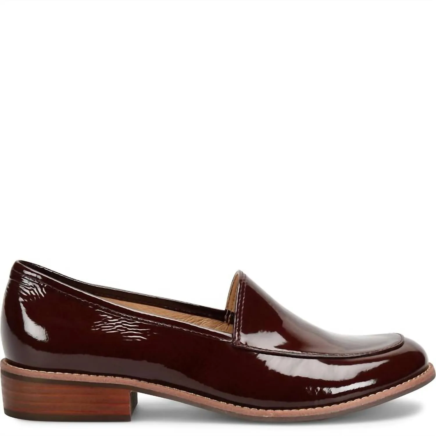 Women Napoli Shoes In Burgundy Patent