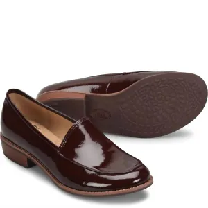 Women Napoli Shoes In Burgundy Patent