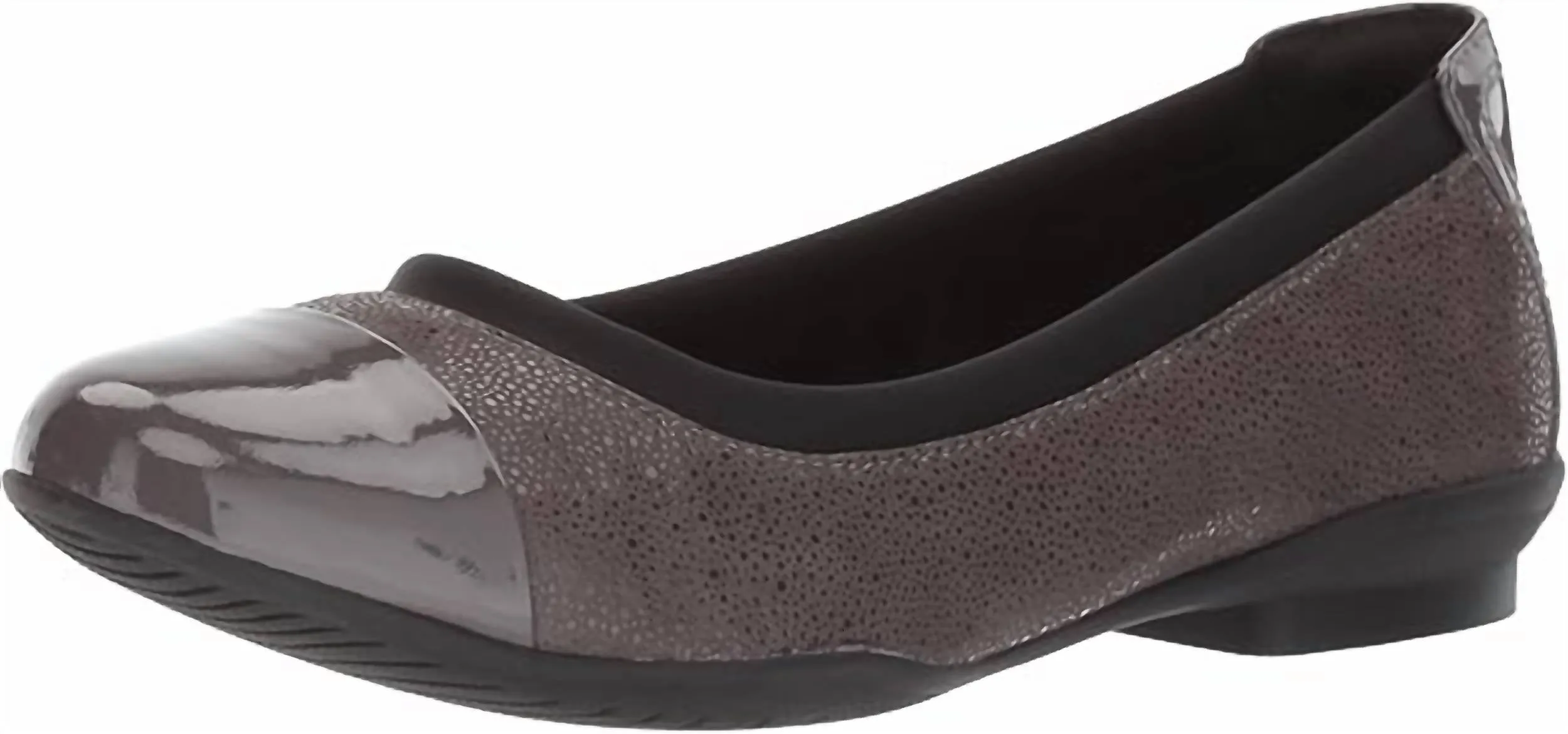 Women Neenah Garden Flats In Dark Grey Nubuck