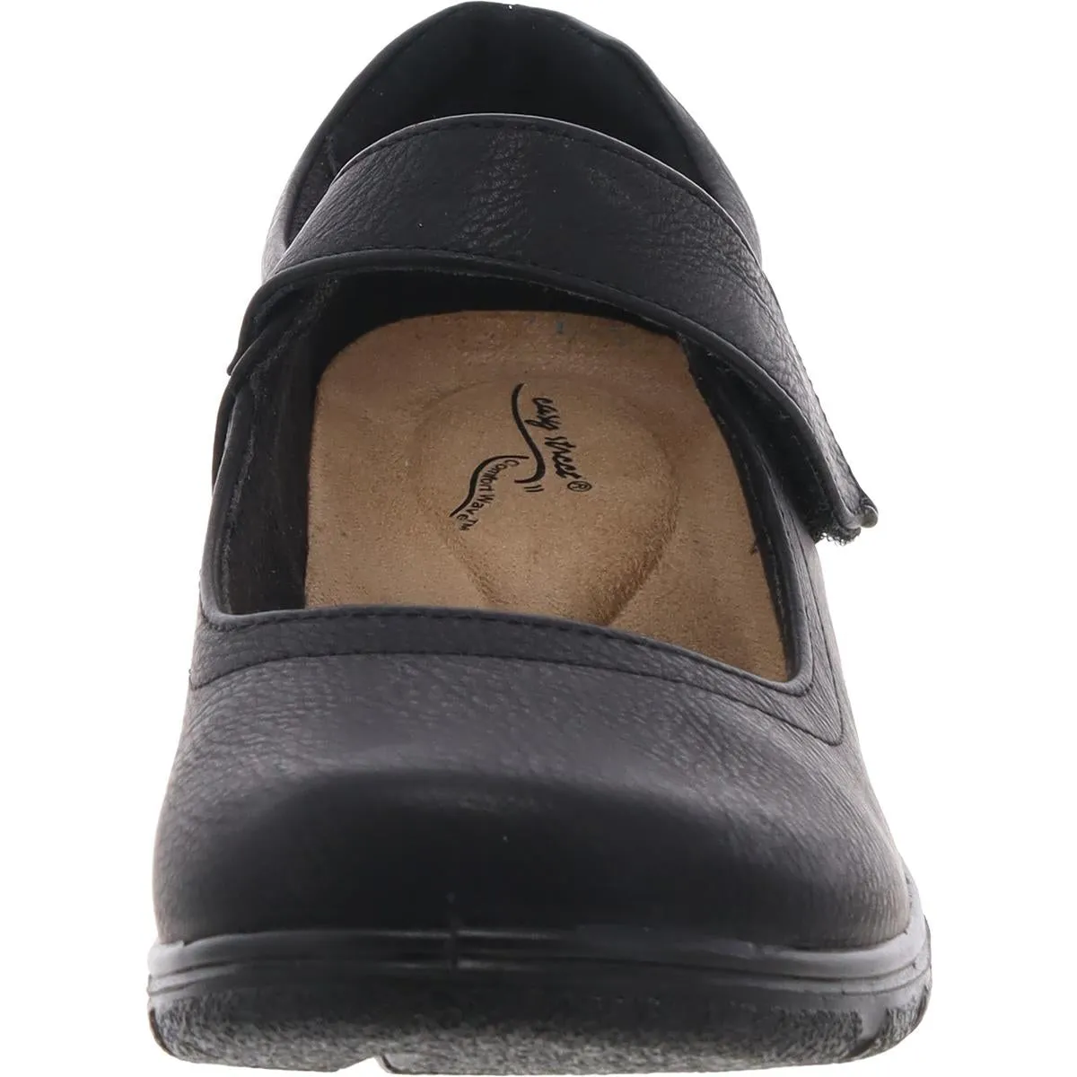 Womens Adjustable Faux Leather Mary Janes