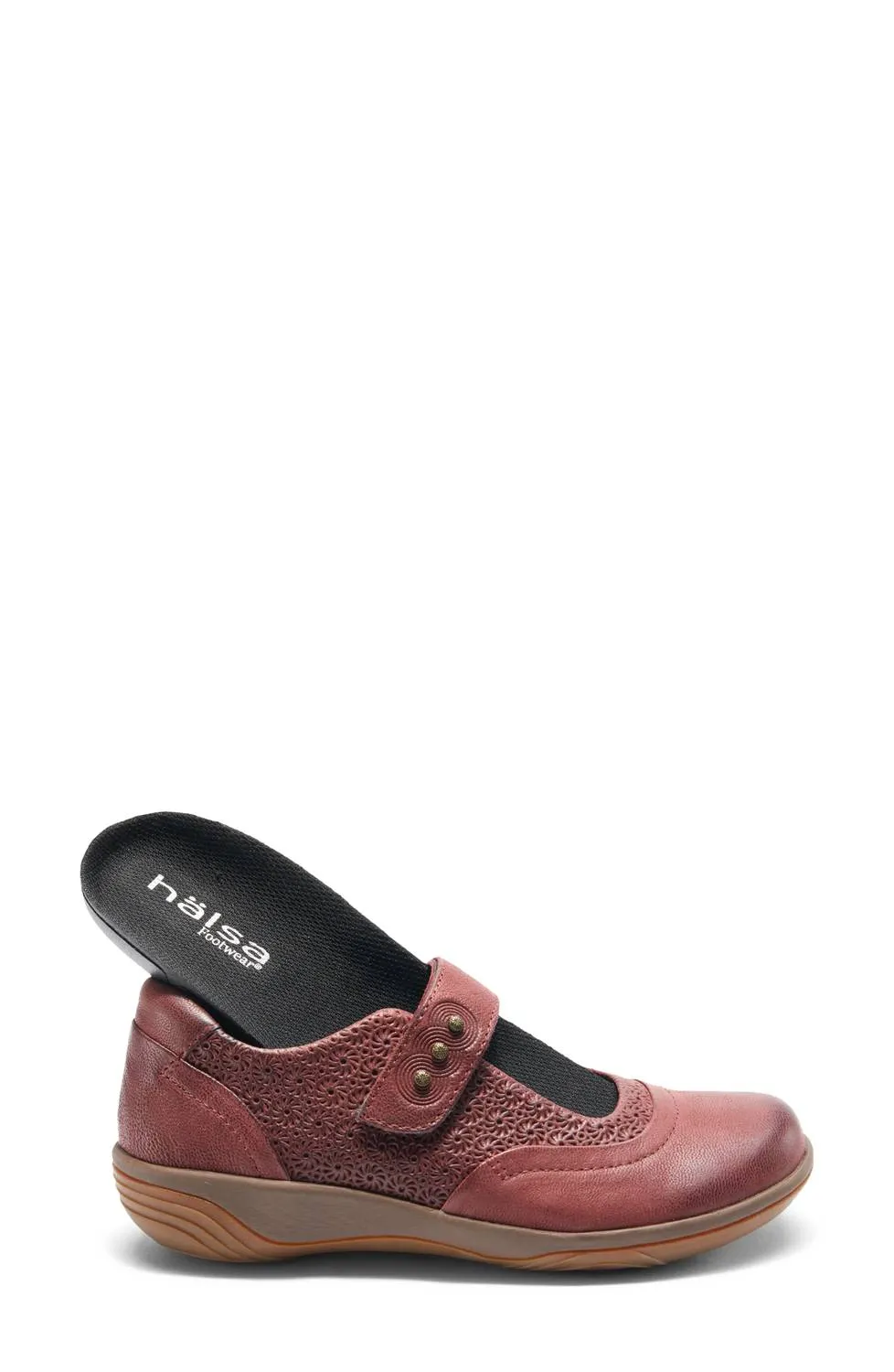 Women's Aloe Mary Jane Shoes In Dark Cherry