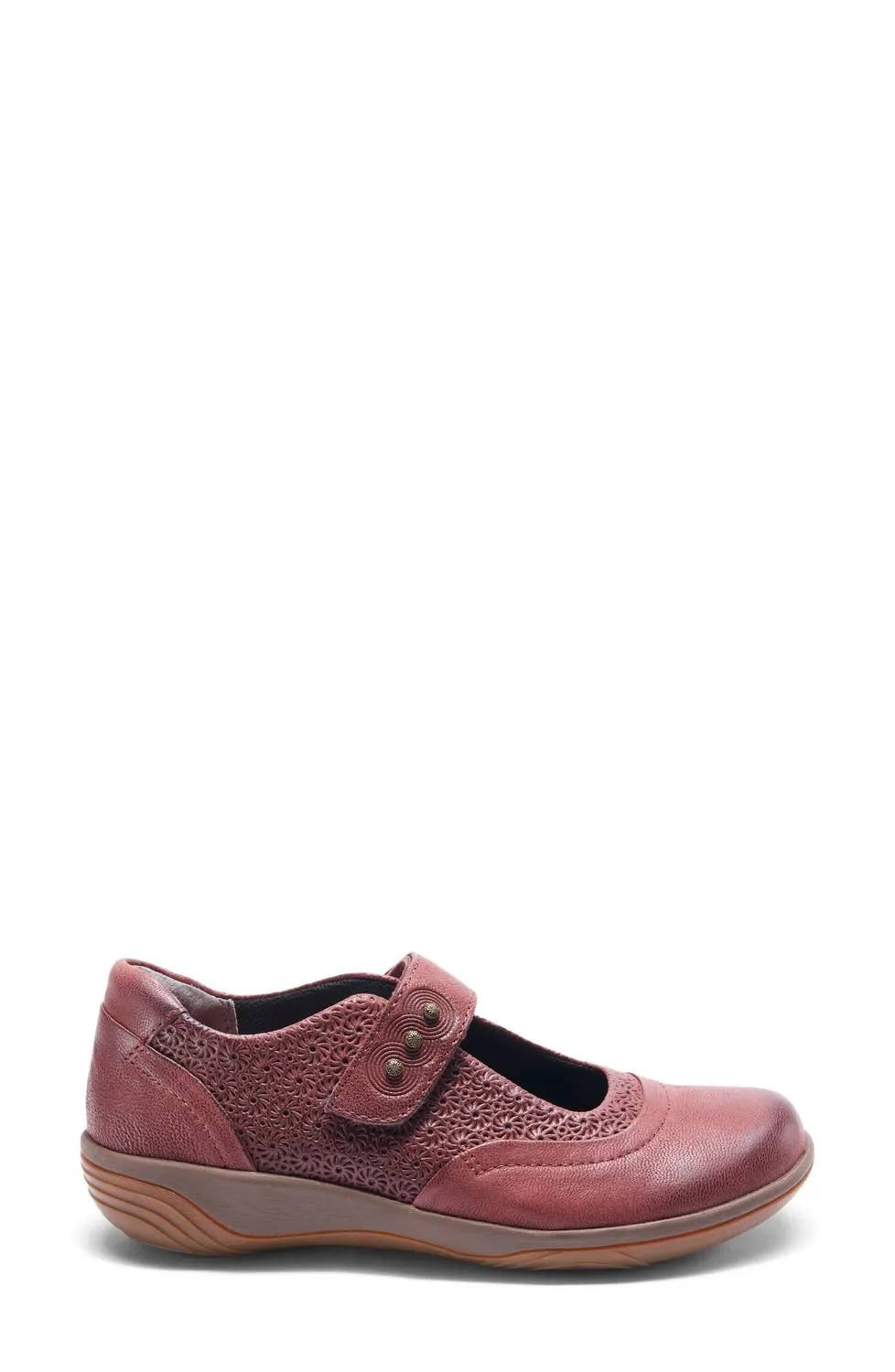 Women's Aloe Mary Jane Shoes In Dark Cherry