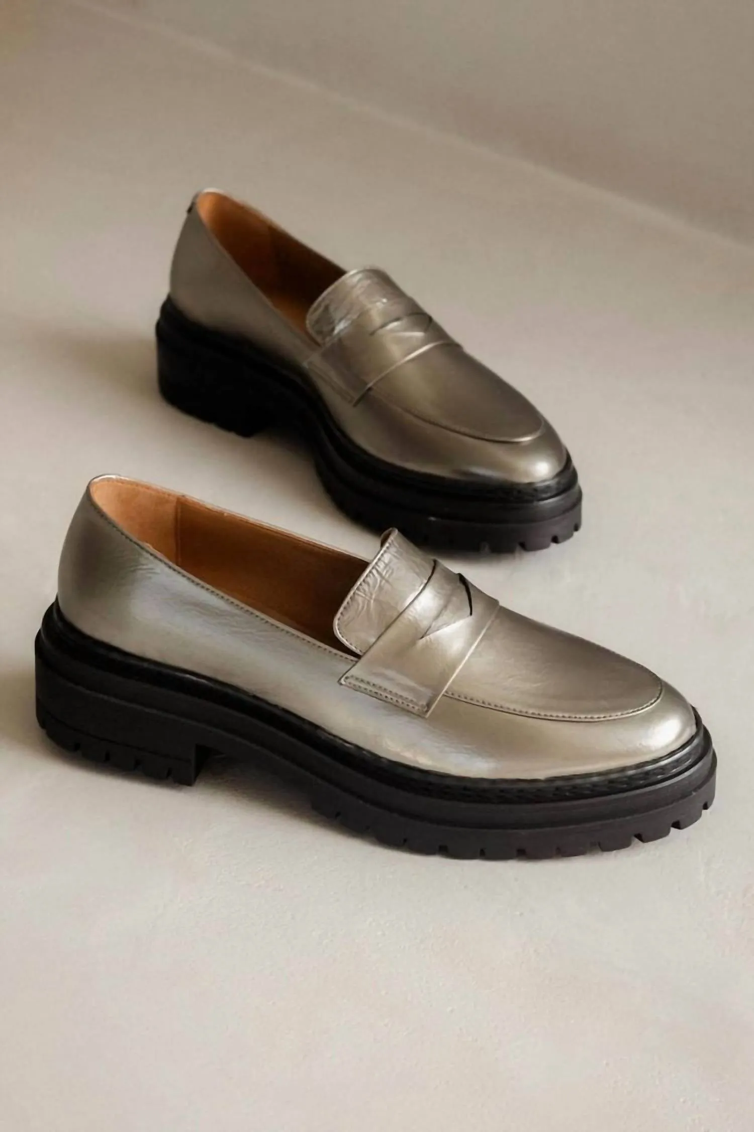 Women's Amalia Loafer In Cosmic Silver