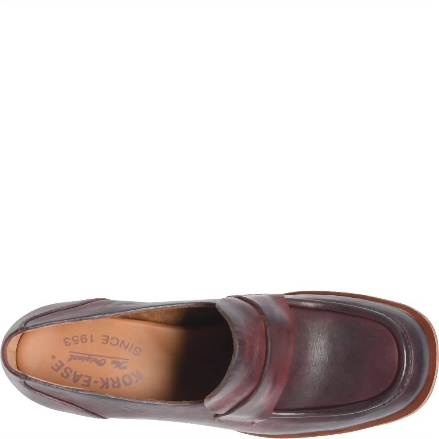 Women's Aston Loafer In Burgundy Port