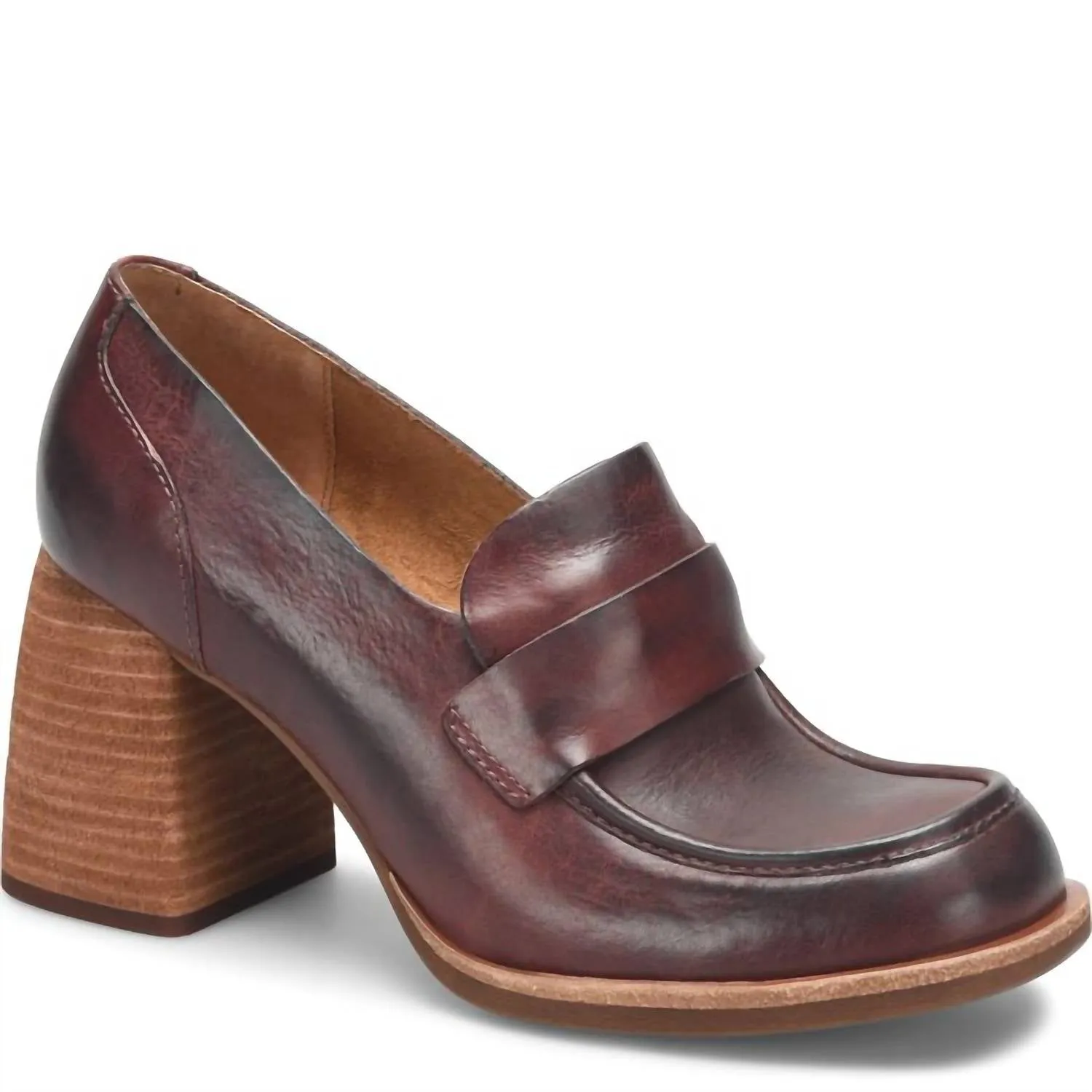 Women's Aston Loafer In Burgundy Port
