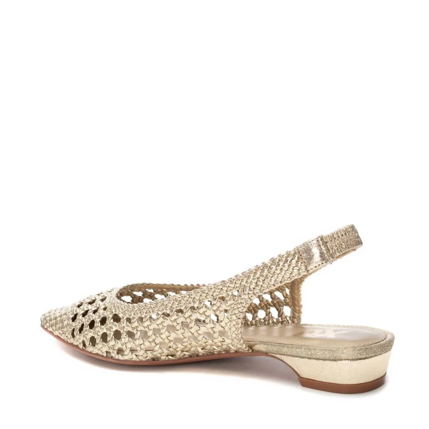 Women's Ballerina Flat Shoes In Gold