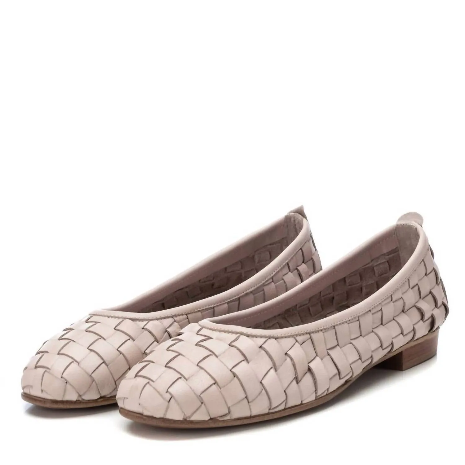Women's Ballerinas Flat Shoes In Taupe