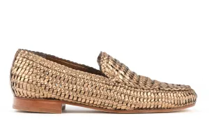 Women's Bari Flat Shoes In Bronze Metallic