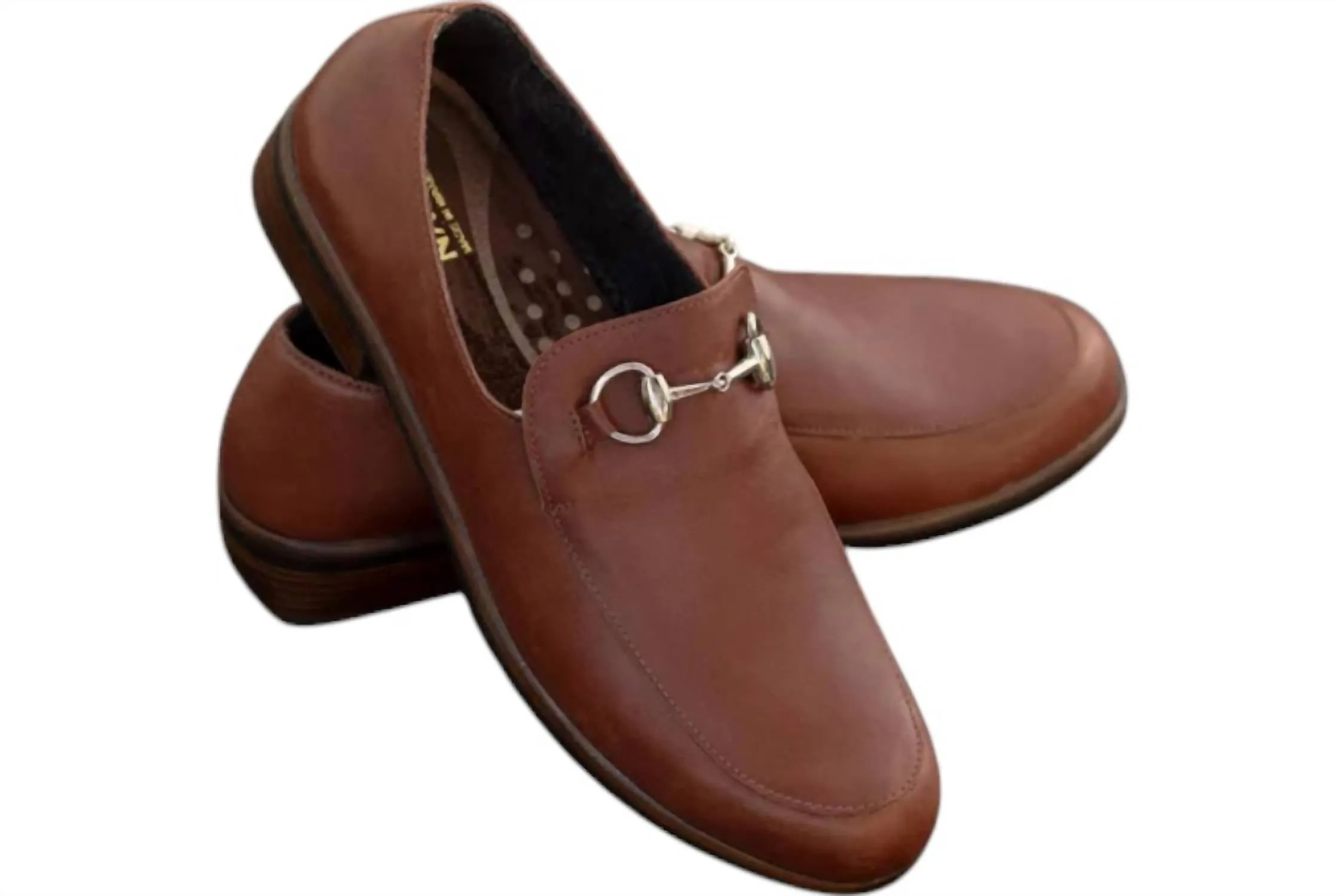 Women's Bentu Loafers In Soft Chestnut Leather