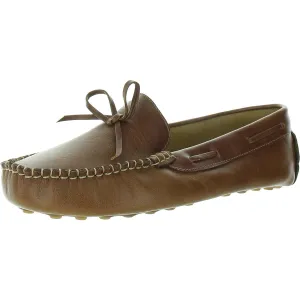 Womens Bow Leather Moccasins