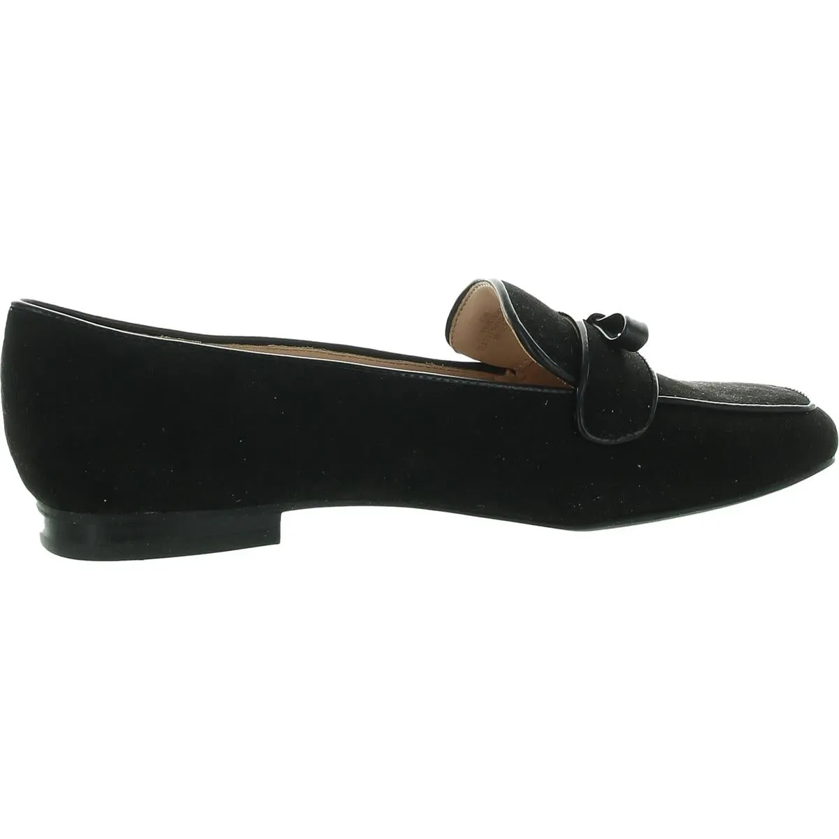 Womens Bow Manmade Loafers