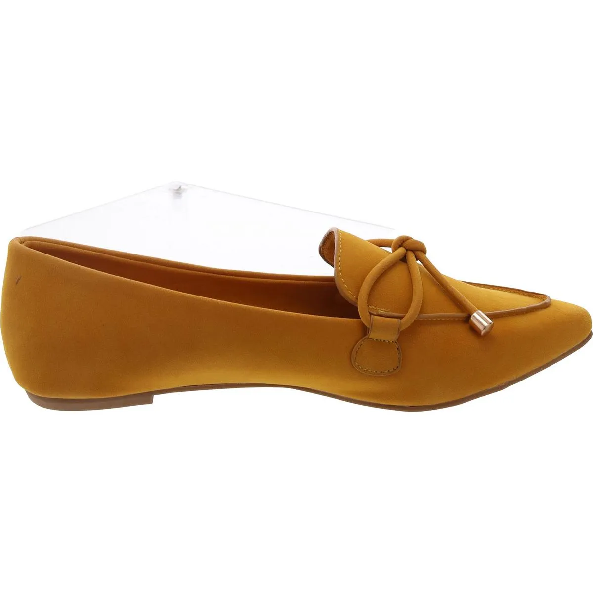 Womens Bow Manmade Loafers