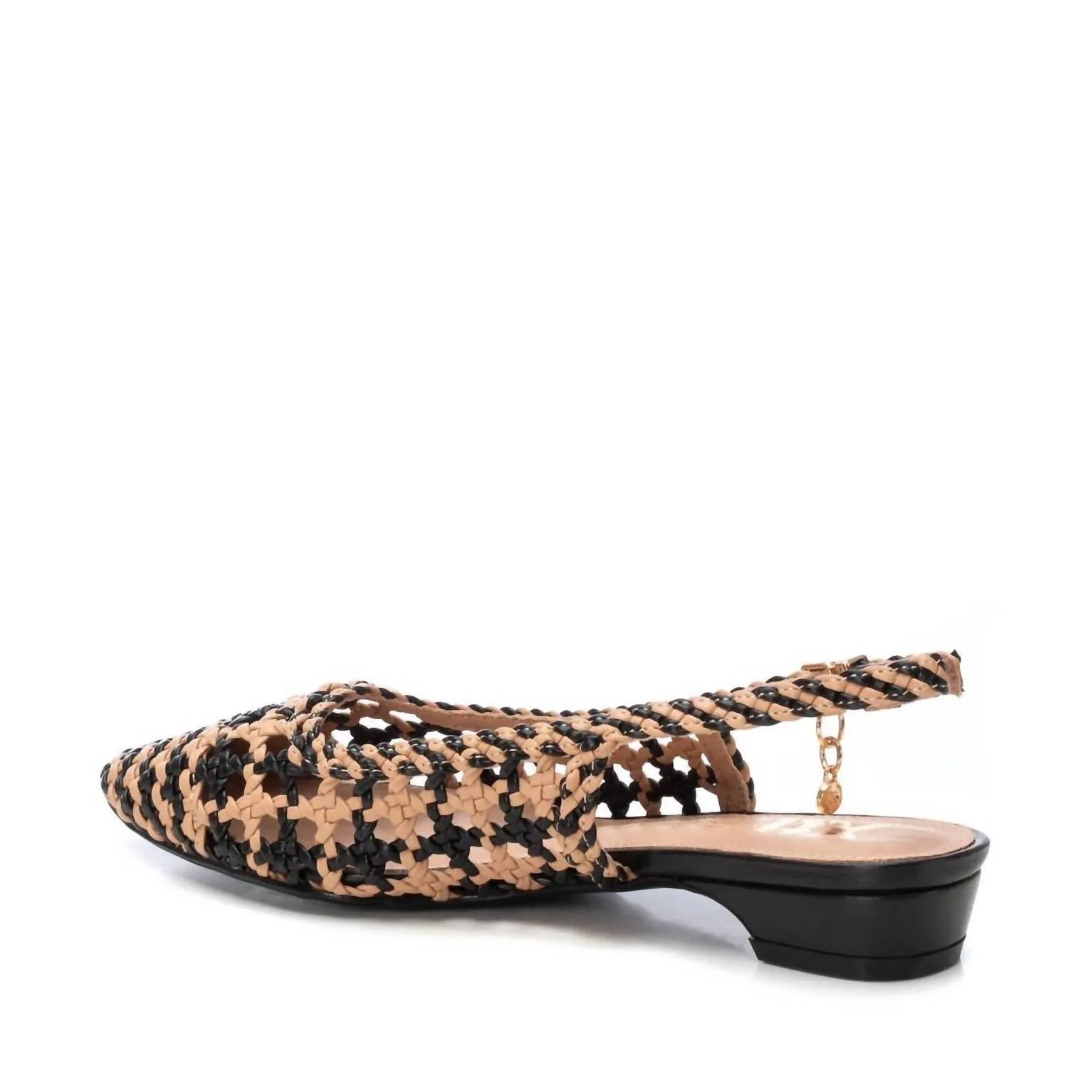 Women's Braided Flats In Nude