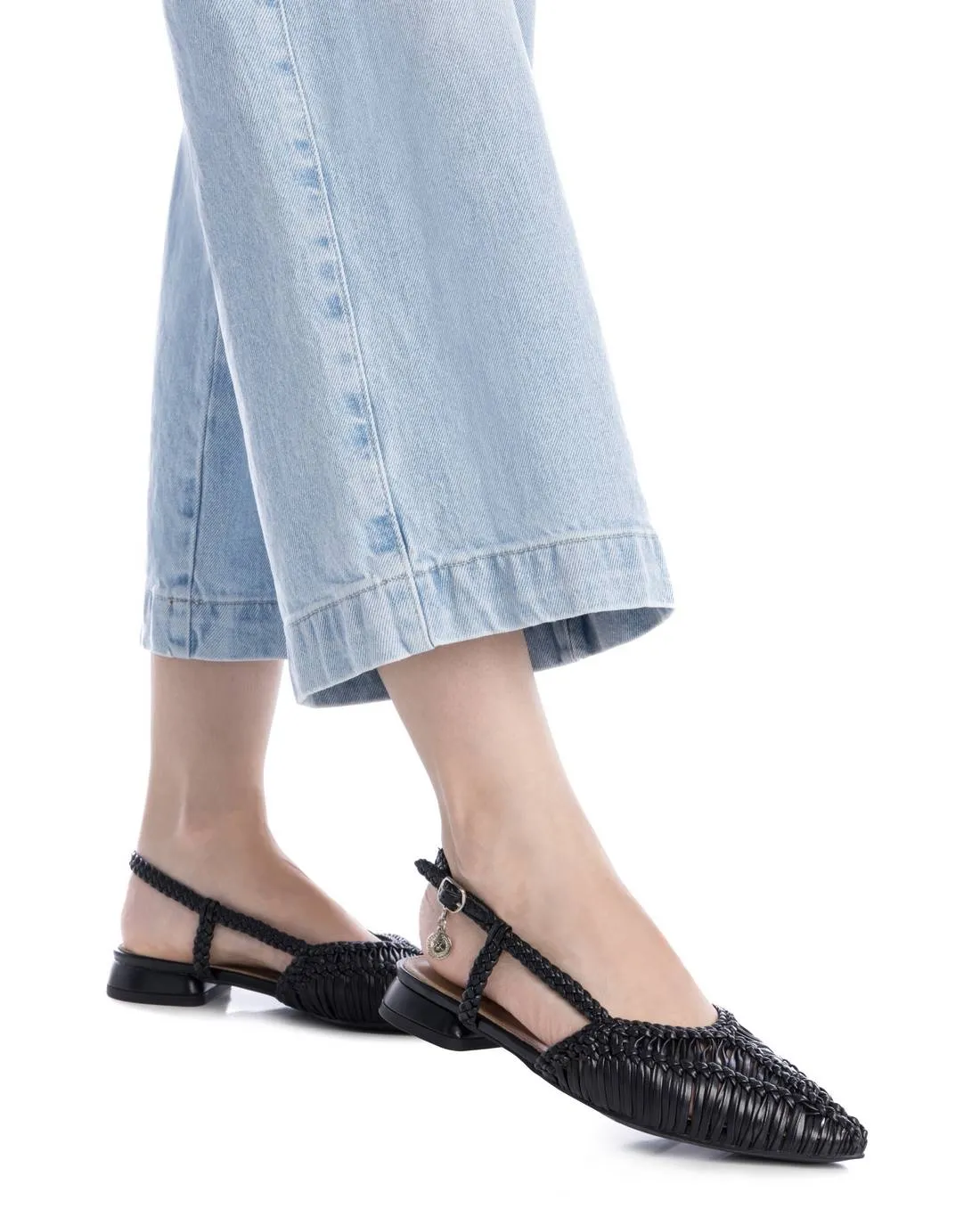 Women's Braided Slingback Flats By XTI