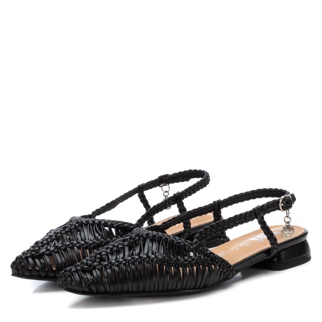 Women's Braided Slingback Flats By XTI