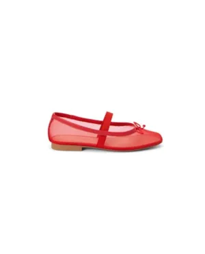 Women's Bronx Ballet Flat In Cherry Red