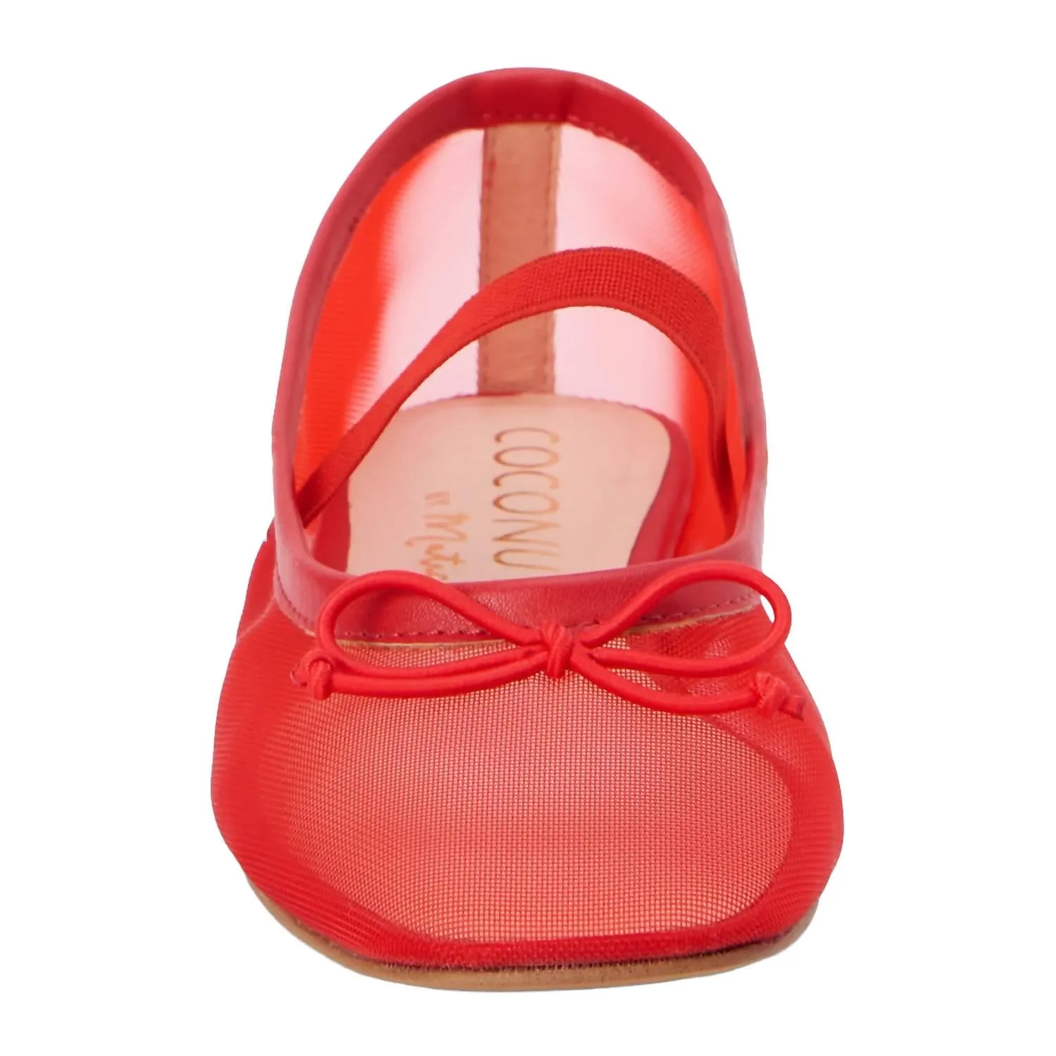 Women's Bronx Ballet Flat In Cherry Red