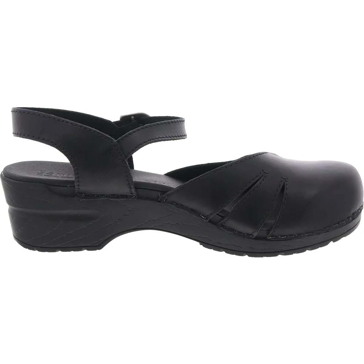 Womens Buckle Clogs