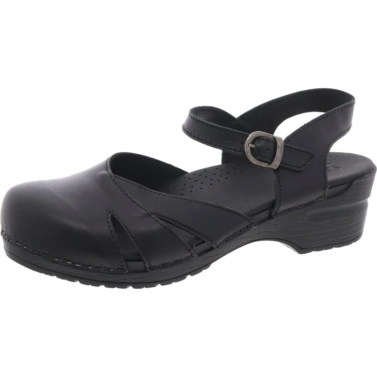 Womens Buckle Clogs