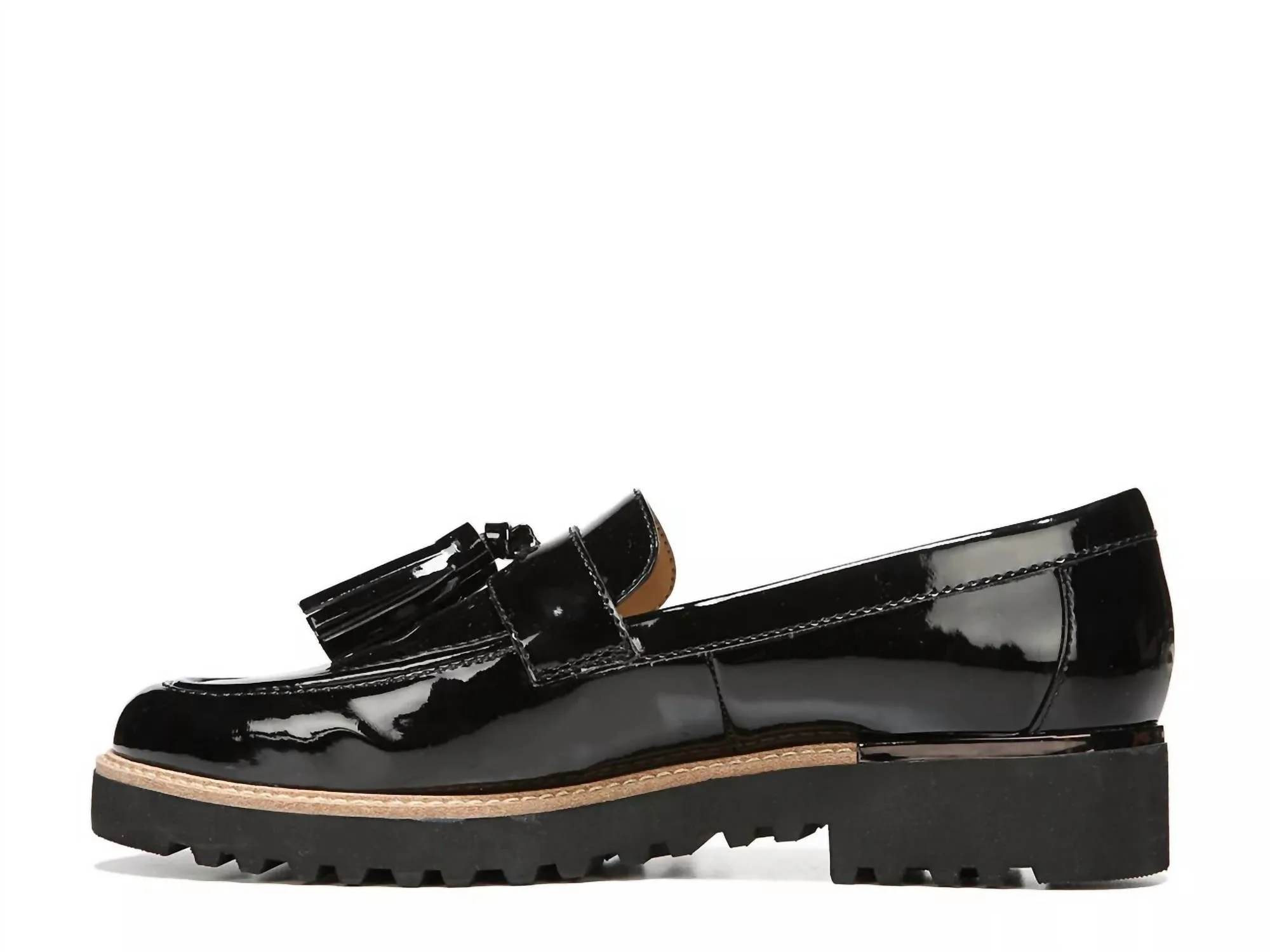 Women's Carolynn Platform Loafer In Black Patent