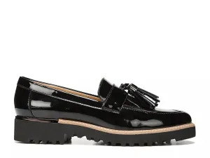 Women's Carolynn Platform Loafer In Black Patent