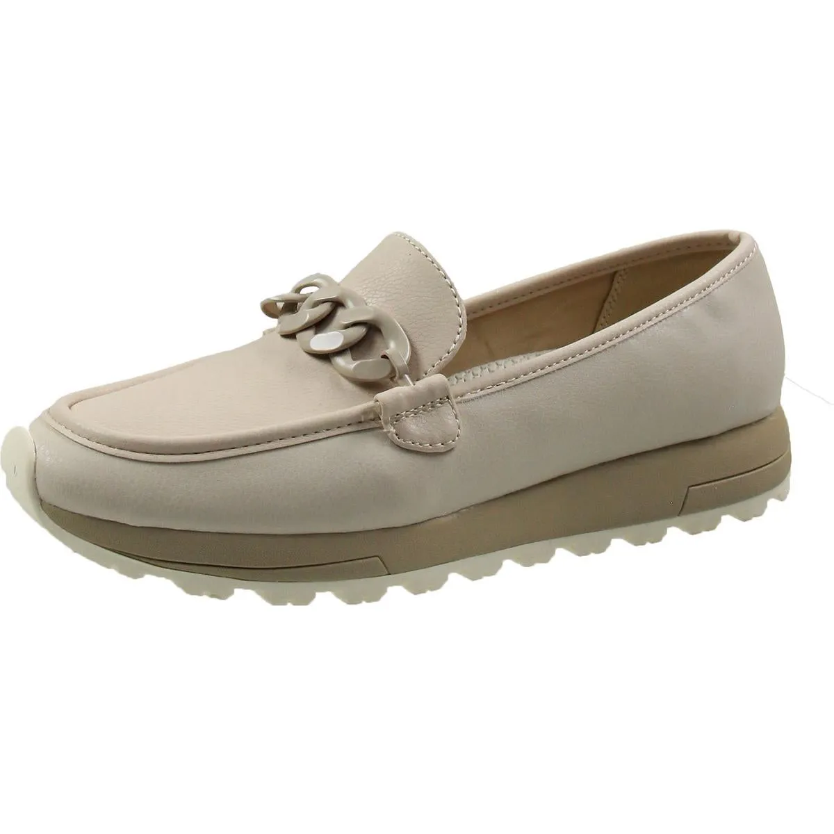 Womens Chain Manmade Loafers