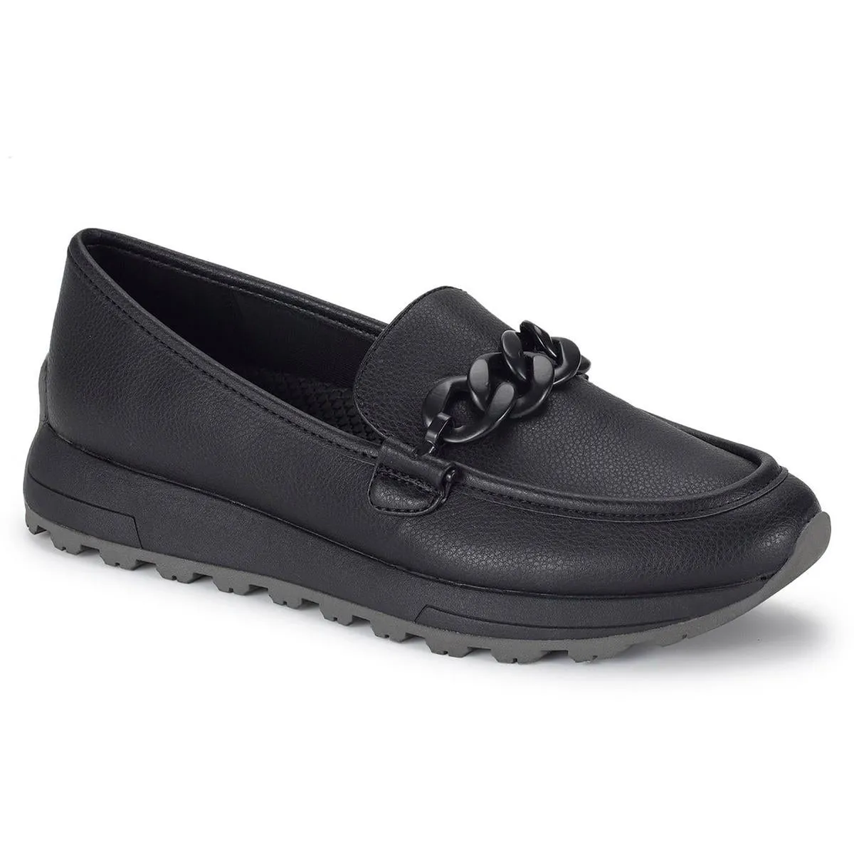 Womens Chain Manmade Loafers
