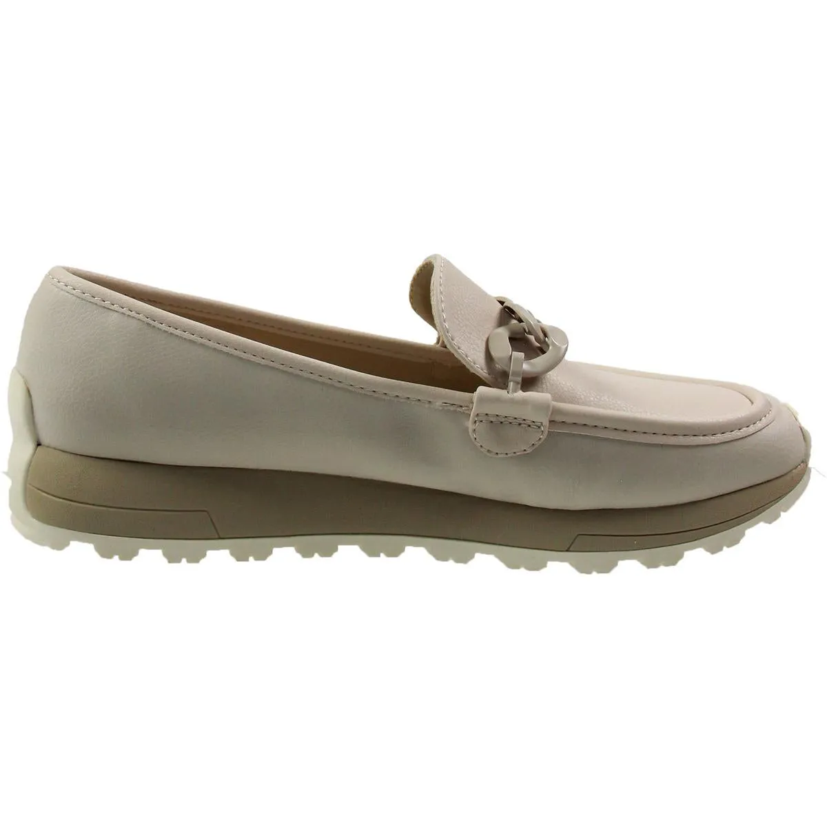 Womens Chain Manmade Loafers