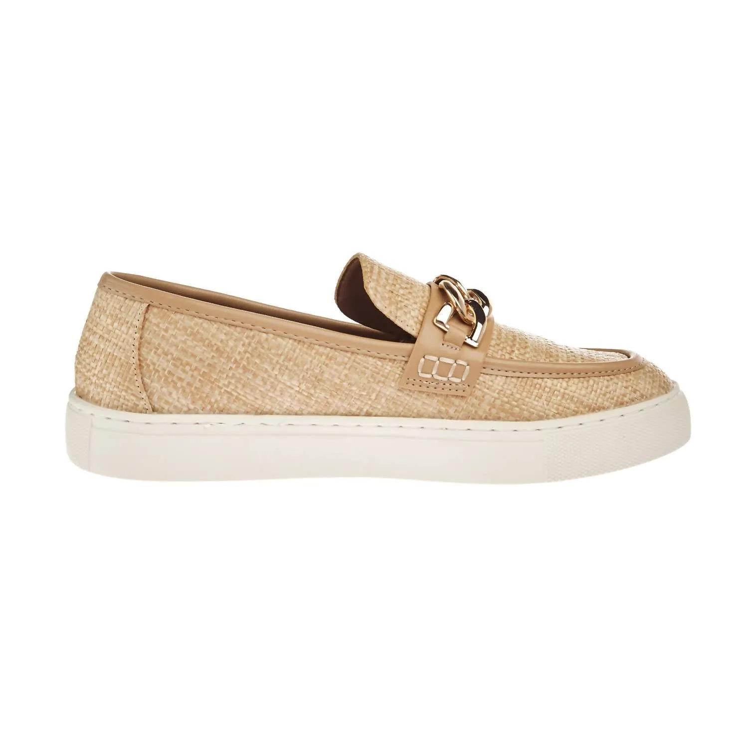 Women's Chain Reaction Flats In Raffia