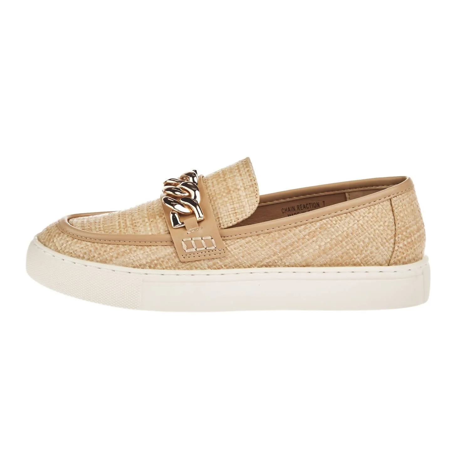 Women's Chain Reaction Flats In Raffia