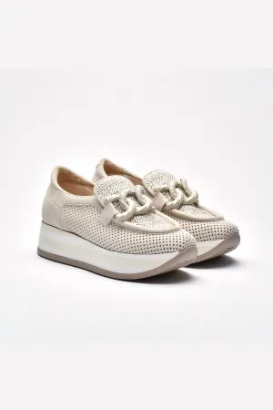 Women's Cintia Platform Loafer In Coco