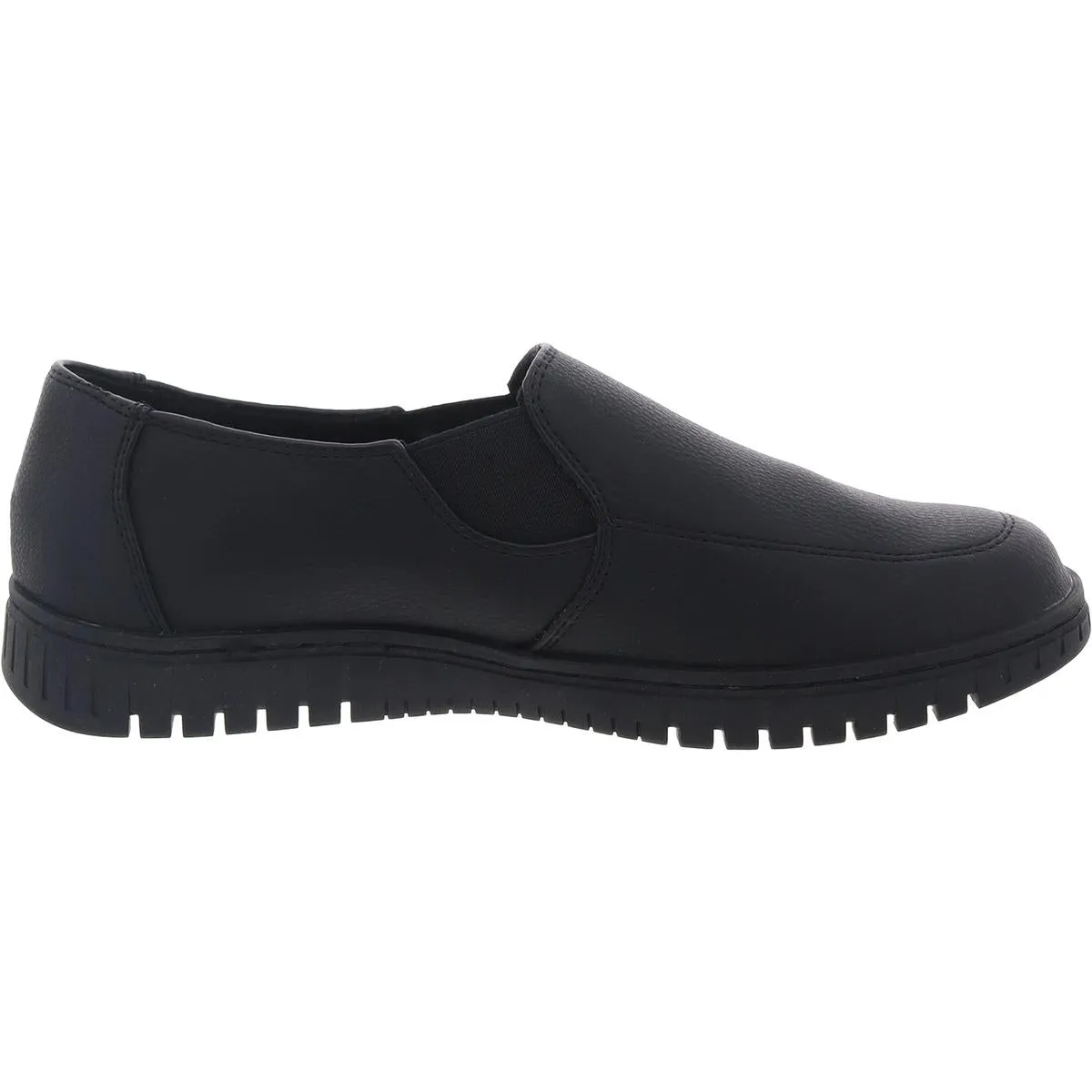 Womens Comfort Insole Faux Leather Loafers