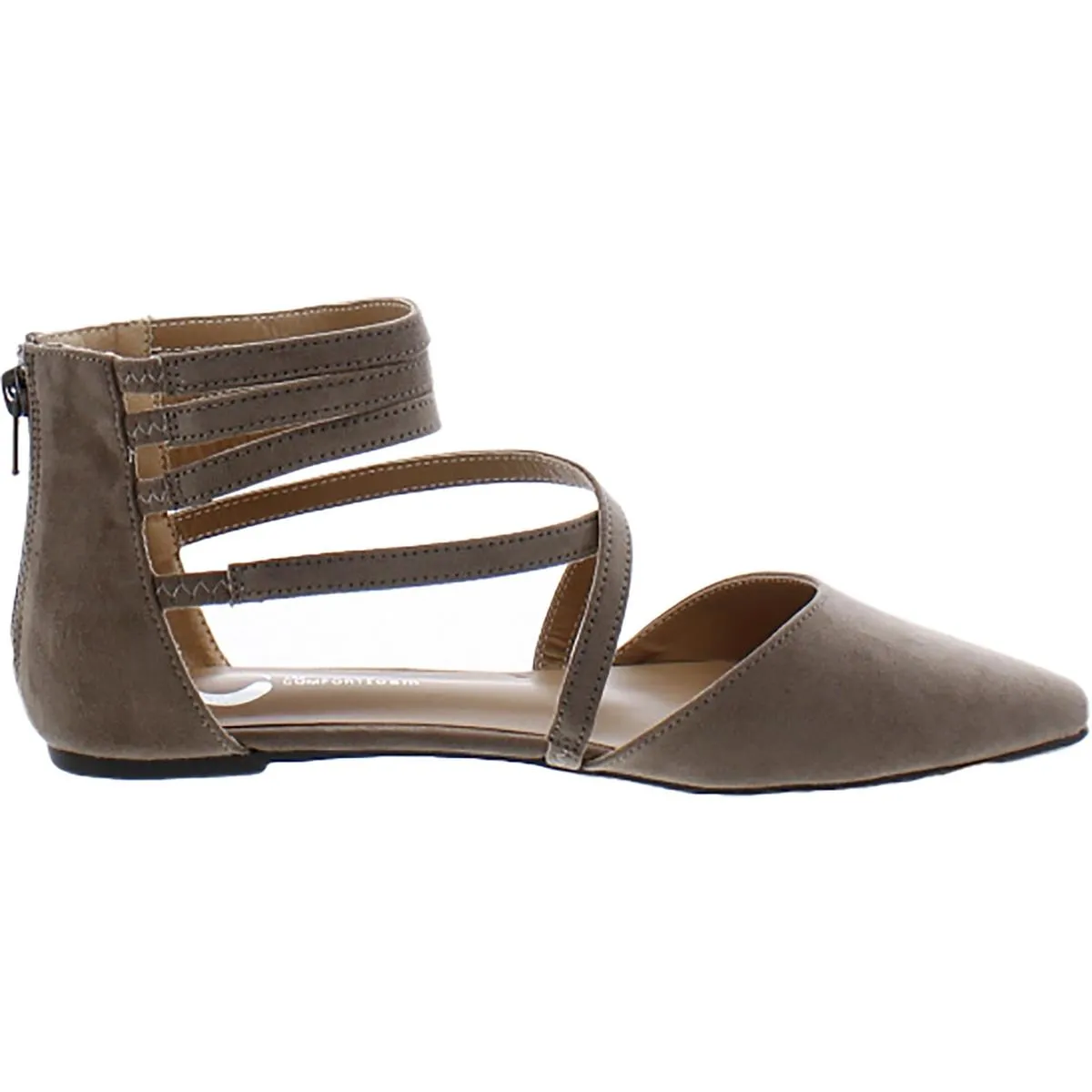 Womens Comfort Insole Manmade Flat Shoes