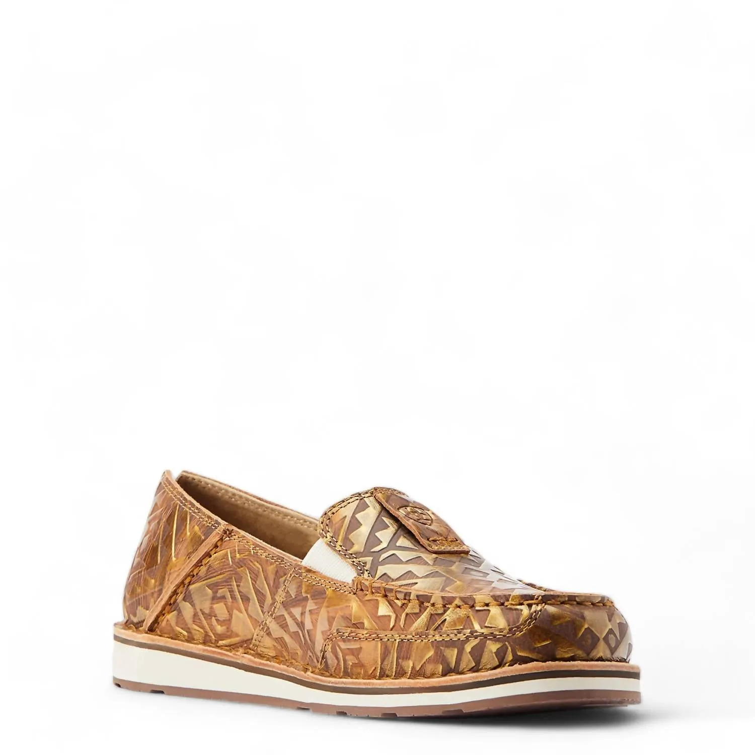 Women's Cruiser Shoes In Copper Blanket Emboss