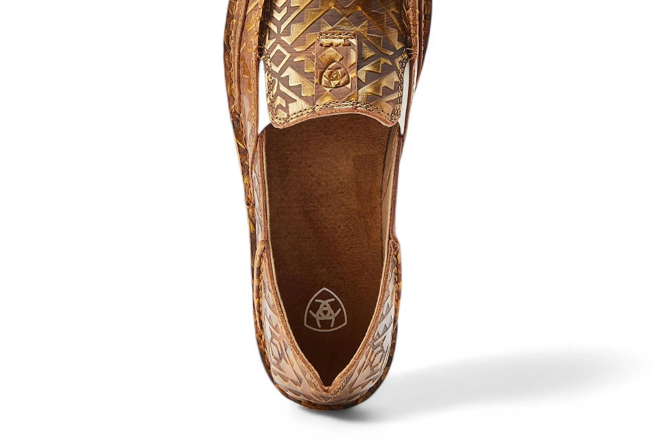 Women's Cruiser Shoes In Copper Blanket Emboss