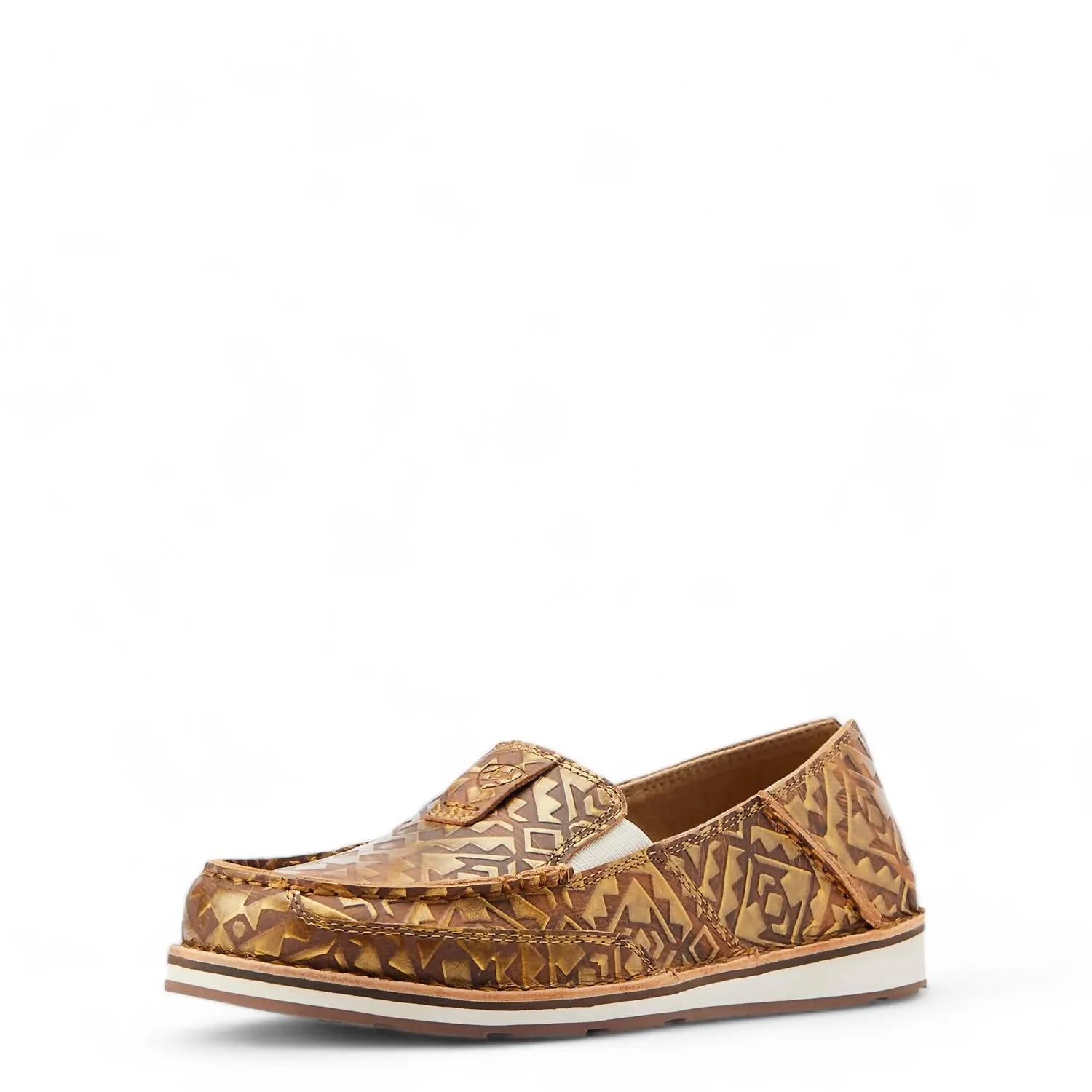 Women's Cruiser Shoes In Copper Blanket Emboss