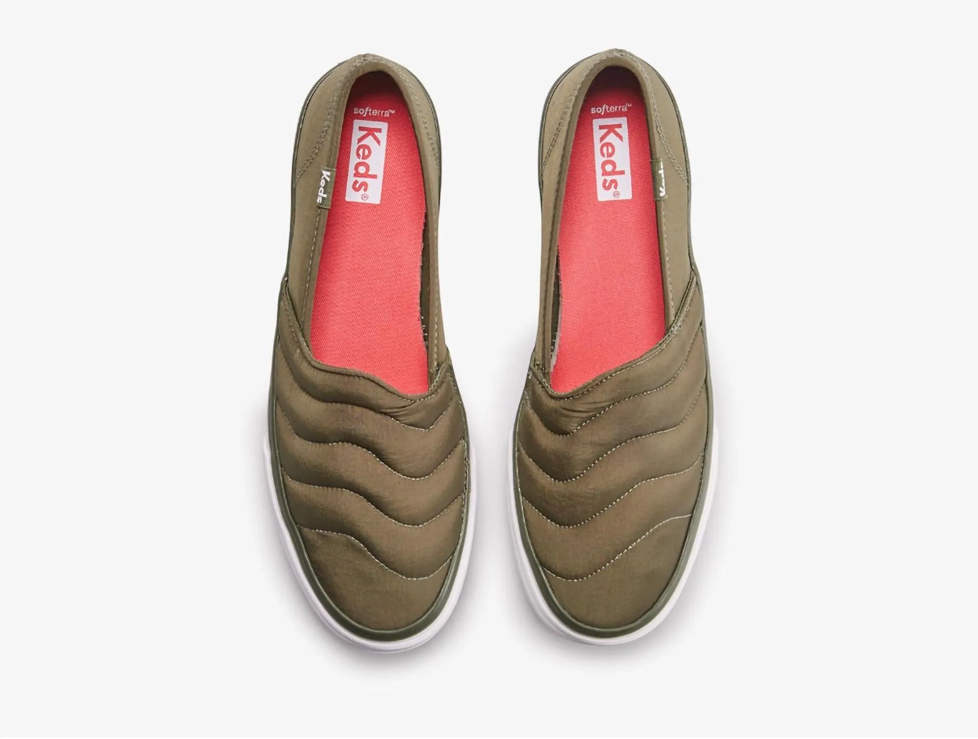 Women's Double Decker Wave Nylon In Green
