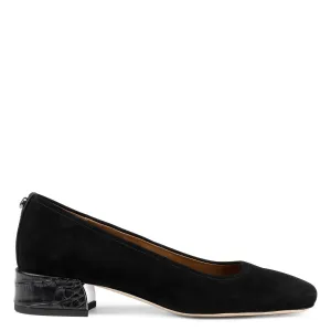 Women's Dreww Pump Shoes In Black Suede