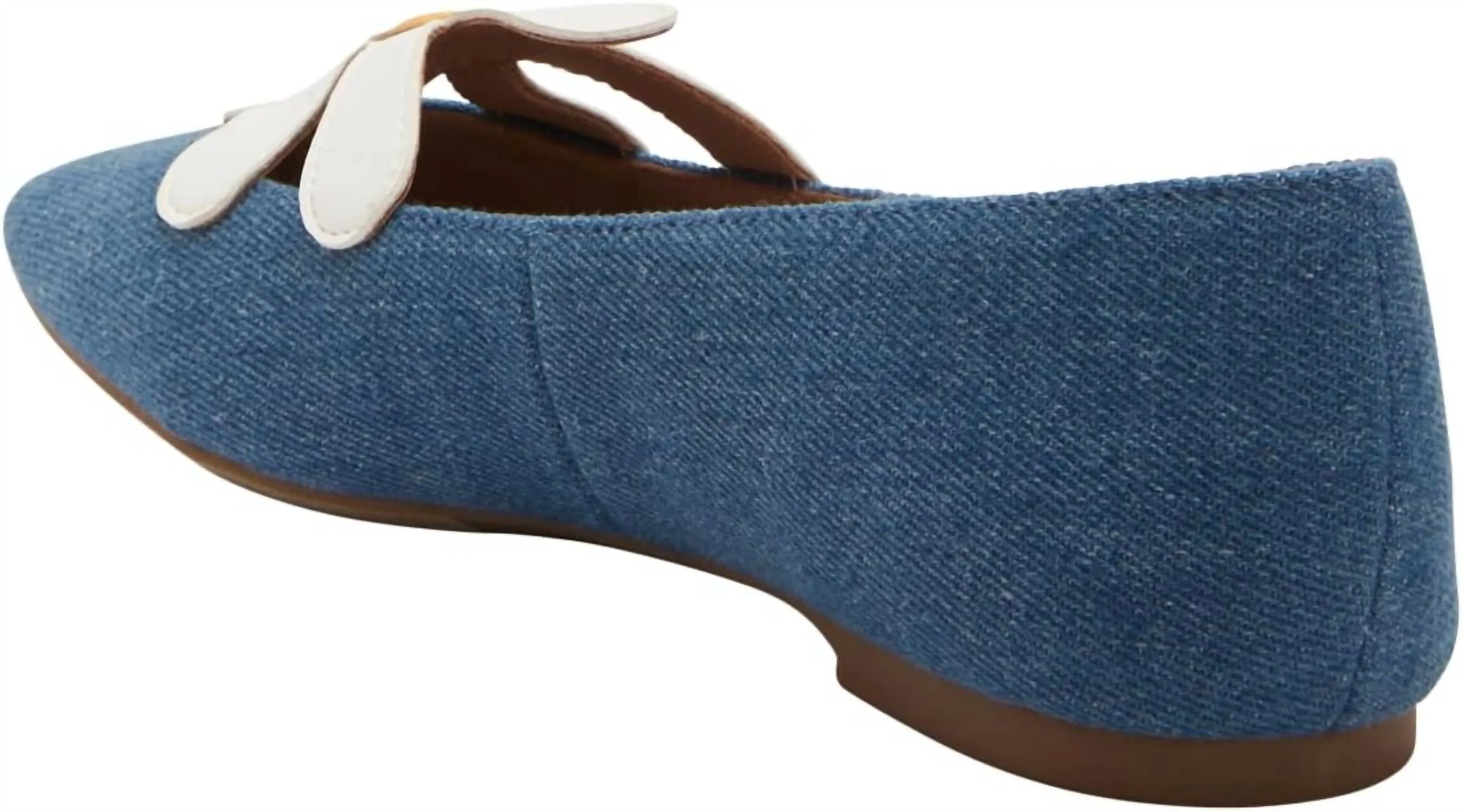 Women's Evie Daisy Flat In Denim