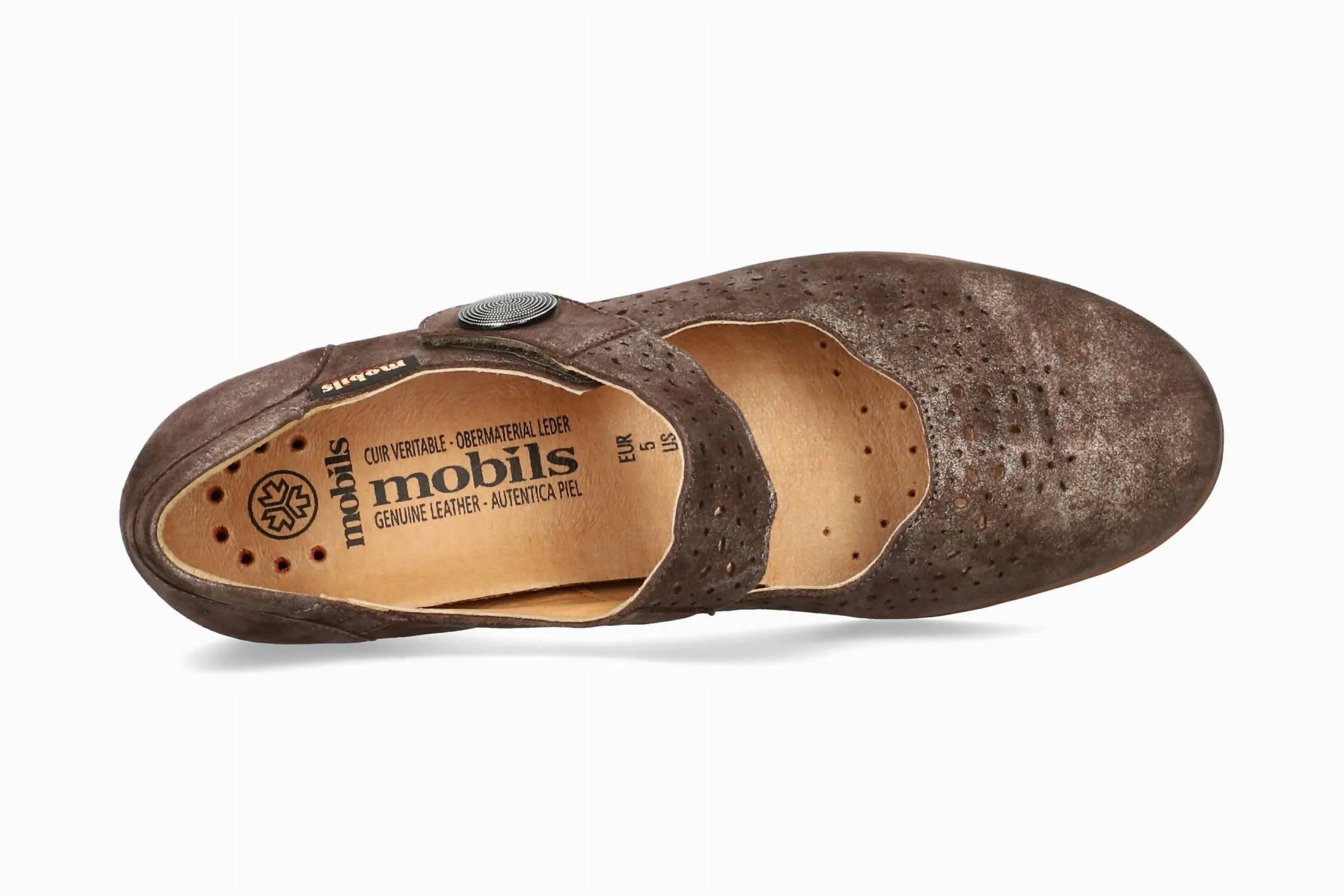 Women's Fabienne Hand Made Mary Jane Shoes In Walnut Monaco