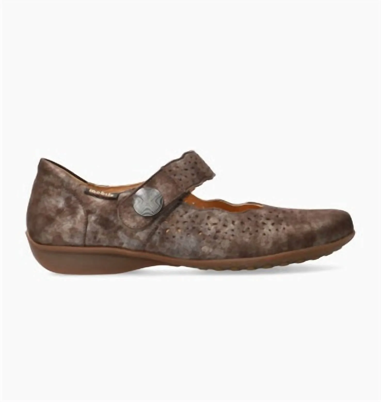 Women's Fabienne Hand Made Mary Jane Shoes In Walnut Monaco