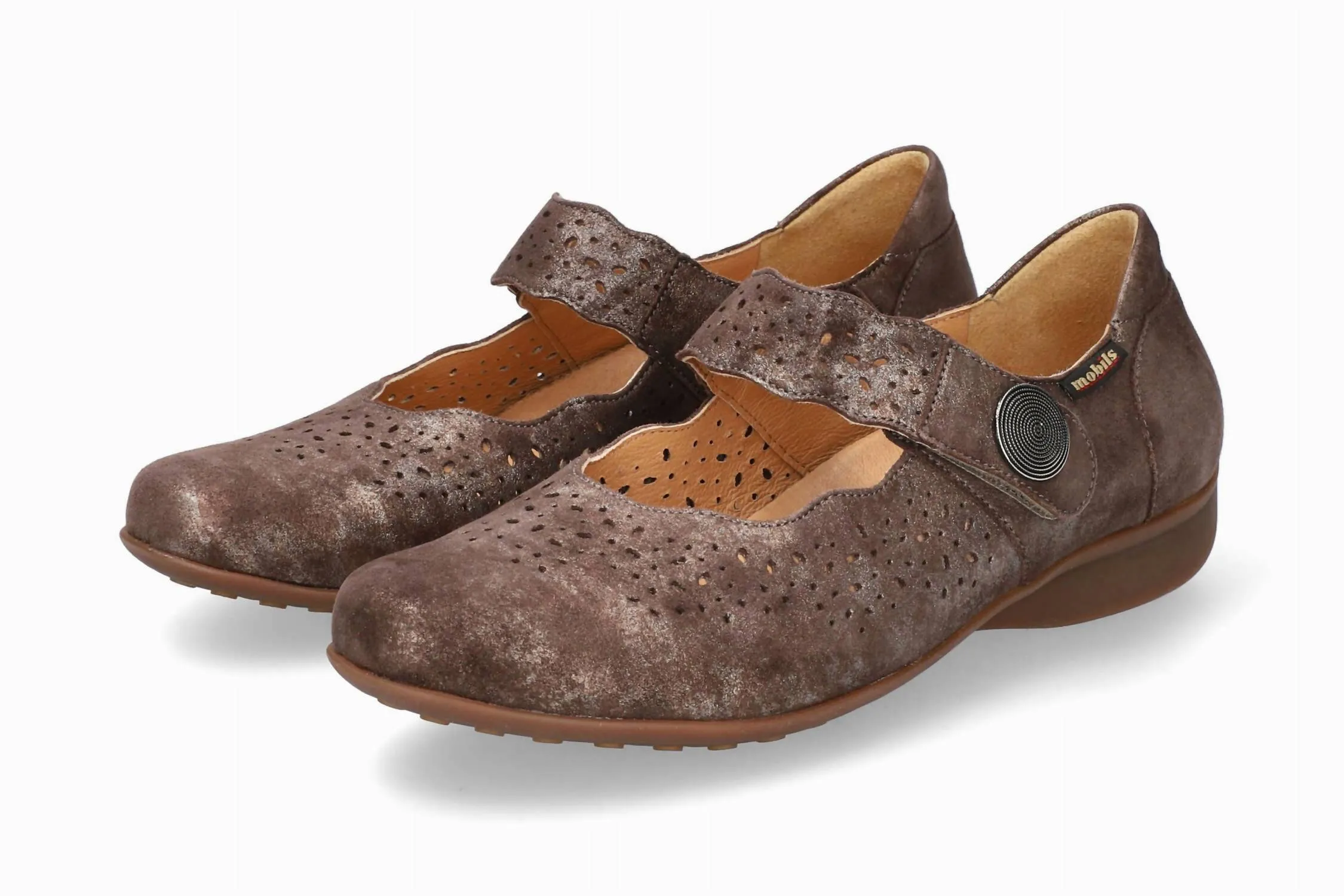 Women's Fabienne Hand Made Mary Jane Shoes In Walnut Monaco